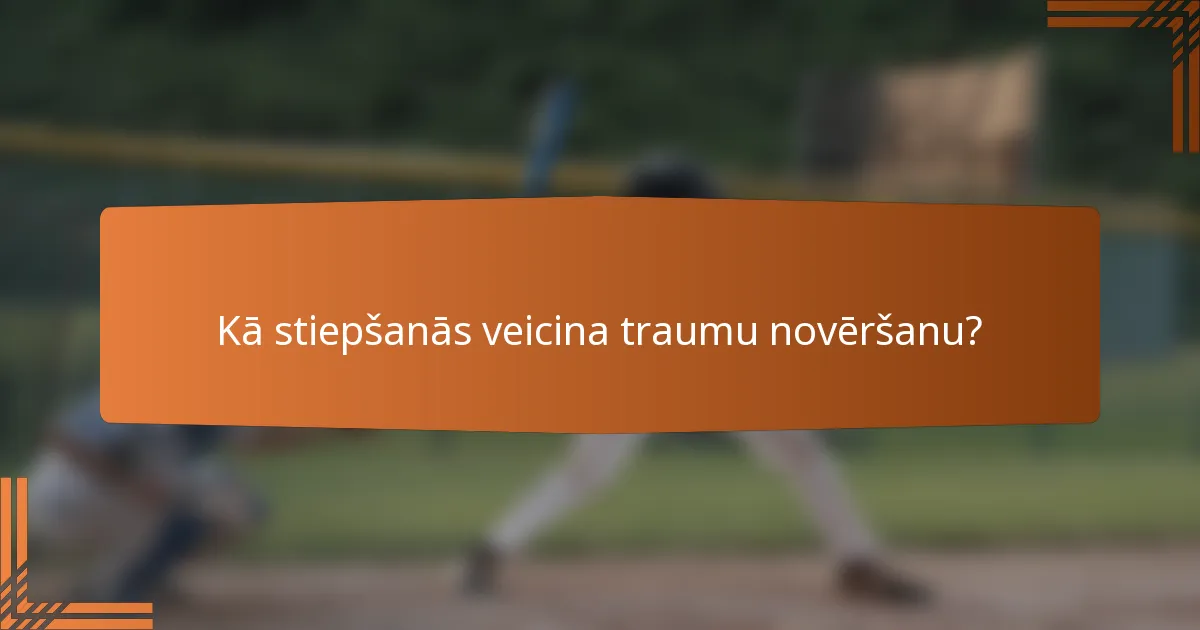 Kā stiepšanās veicina traumu novēršanu?